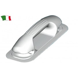 Ceredi Käepide, PVC, liimitav, helehall, knaabi kujuga, 265 x 95mm 583425