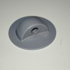 pardaotsa kinnitus, PVC, liimitav, helehall