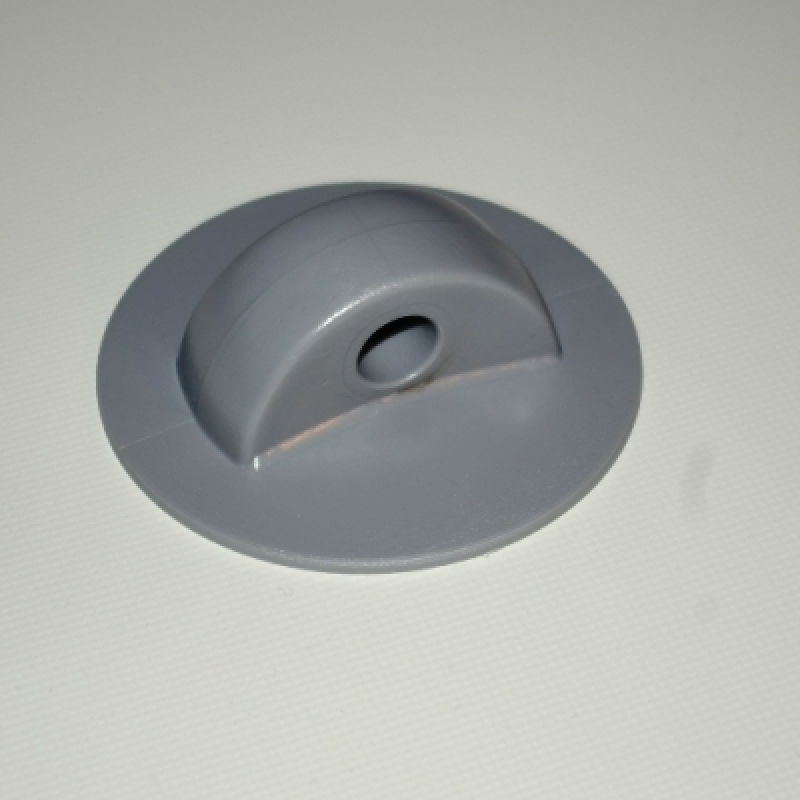 pardaotsa kinnitus, PVC, liimitav, helehall