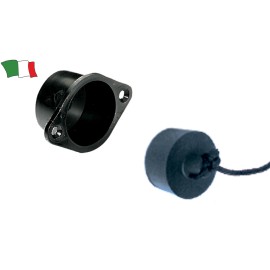 Drain plug with valve complete with cap