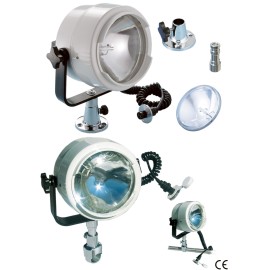 HALOGEN HIGH BEAM SPOT LIGHT, With bracket  pulpit connector