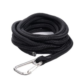 Qvarken Mooring Rope Dockline with hook 10mm 3m black