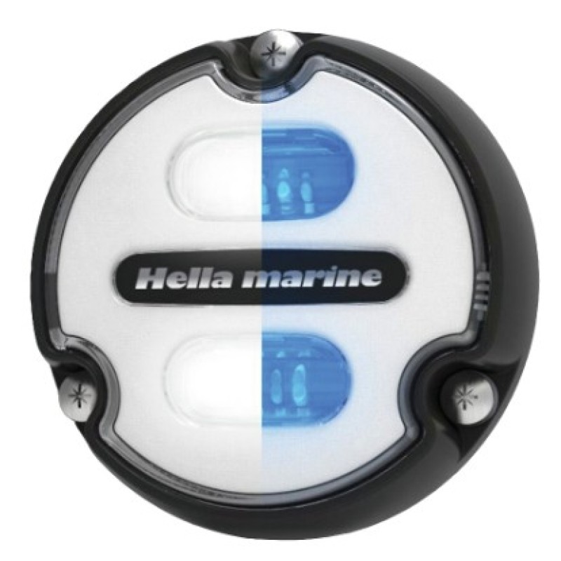 Hella Marine APELO B/W BLACK CLEAR LENS 2LT 016 145-011