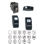 LED SWITCH WITH INTERCHANGEABLE TOGGLE - Autoclave
