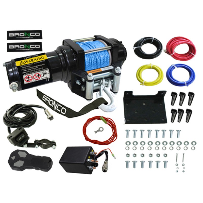 BRONCO GEN II WINCH 3500 Wireless (sünteetilise nööriga)