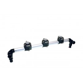 Borika toru kolme lukku ja kahe kinnitusega Borika toru kolme lukku ja kahe kinnitusega