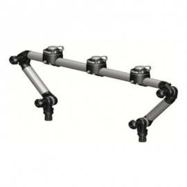 Borika ümmargune toru koos kolme lukuga