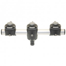 Borika toru kolme luku ja ühe kinnitusega Borika toru kolme luku ja ühe kinnitusega