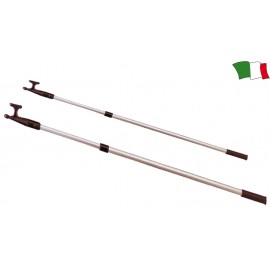 Pootshaak, alumiinium- teleskoopvars 120-200cm  381205