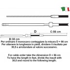 Roolisüsteemi kaabel, M66 Ultraflex, 12ft, 365,8cm  128912