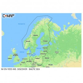 C-MAP DISCOVER - Baltic Sea (Eesti, Läti, Leedu, Soome, Poola, Rootsi, Norra)