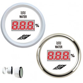 Näidik, veetase, digitaalne, valge taust/valge võru Näidik, veetase, digitaalne, valge taust/valge võru