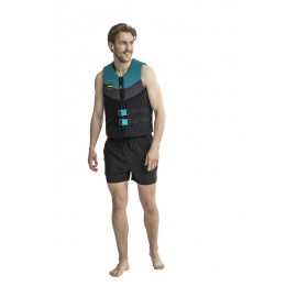 JOBE Segmented Vest Men Teal Blue