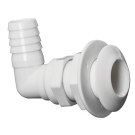 Läbiviik valge plastik 90