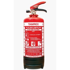 Tulekustuti Tamrex, 2KG, pulber, näidikuga Tulekustuti Tamrex, 2KG, pulber, näidikuga