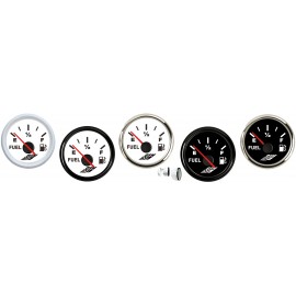 Kütusenäidik 52mm, analoog, must võru, must taust, 10-180 OHM Kütusenäidik 52mm, analoog, must võru, must taust, 10-180 OHM