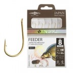 Mikado Konksud lipsuga Sensual Feeder Gold size 10 0.12mm/70cm 10tk  HSP9109-10G-012