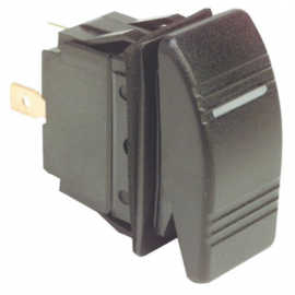 Must plastik lüliti ON-OFF 12-24V Must plastik lüliti ON-OFF 12-24V