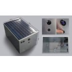 Akukast 32x50x28cm (tsingitud plekk) päiksepaneeliga