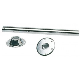 Lauajalg kinnitusplaatidega 70cm roostevaba teras