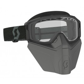 Scott Goggle Primal Safari Facemask (black clear) näokattega