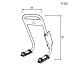 Roolikonsool PVC paadile P.65