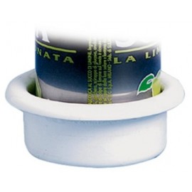 Süvistatav topsihoidja, 75mm, sügavus 35mm (ABS) - valge