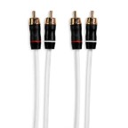 Fusion® Performance RCA Cables, 2 Channel, 25 ft, 7,62m