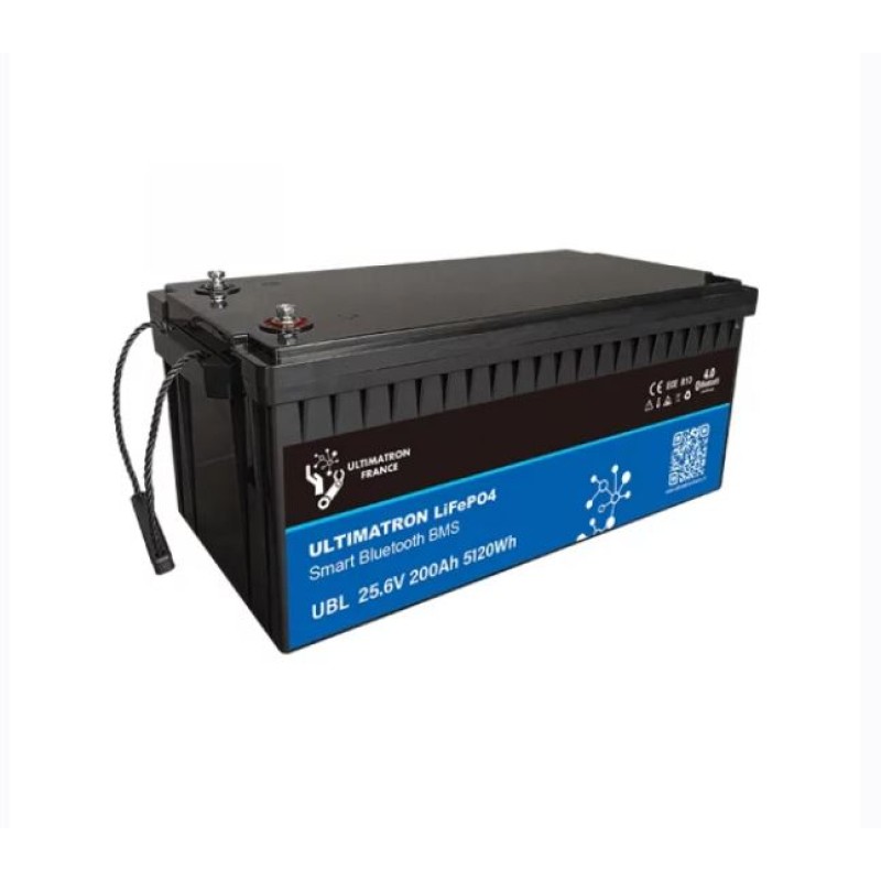 Liitiumaku Ultimatron LiFePO4 Smart BMS 24V 200Ah, Heater