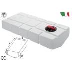 Statsionaarne kütusepaak 57L V-kuju 600X500X230mm