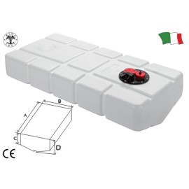 Statsionaarne kütusepaak 57L V-kuju 600X500X230mm