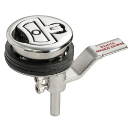 Finval flush pull SS with lock (AISI 316)